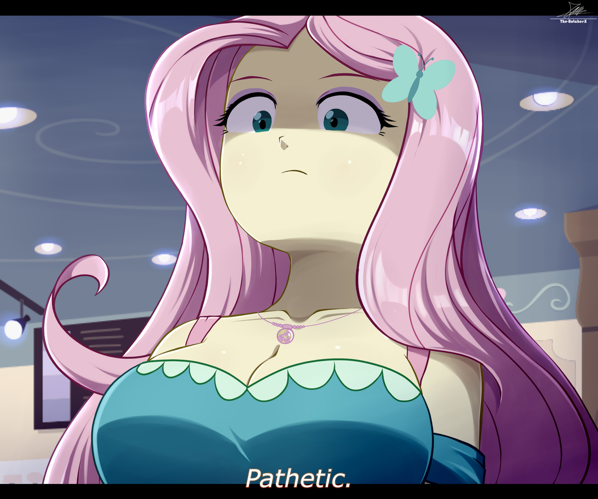 This is a pixiv picture whose title is .:Pathetic:. (EqG).