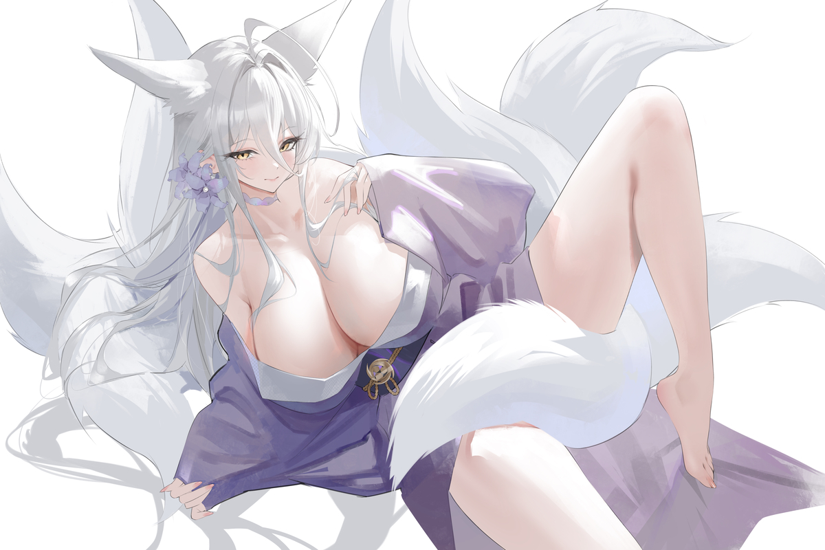 This is a pixiv picture whose title is 白凤.