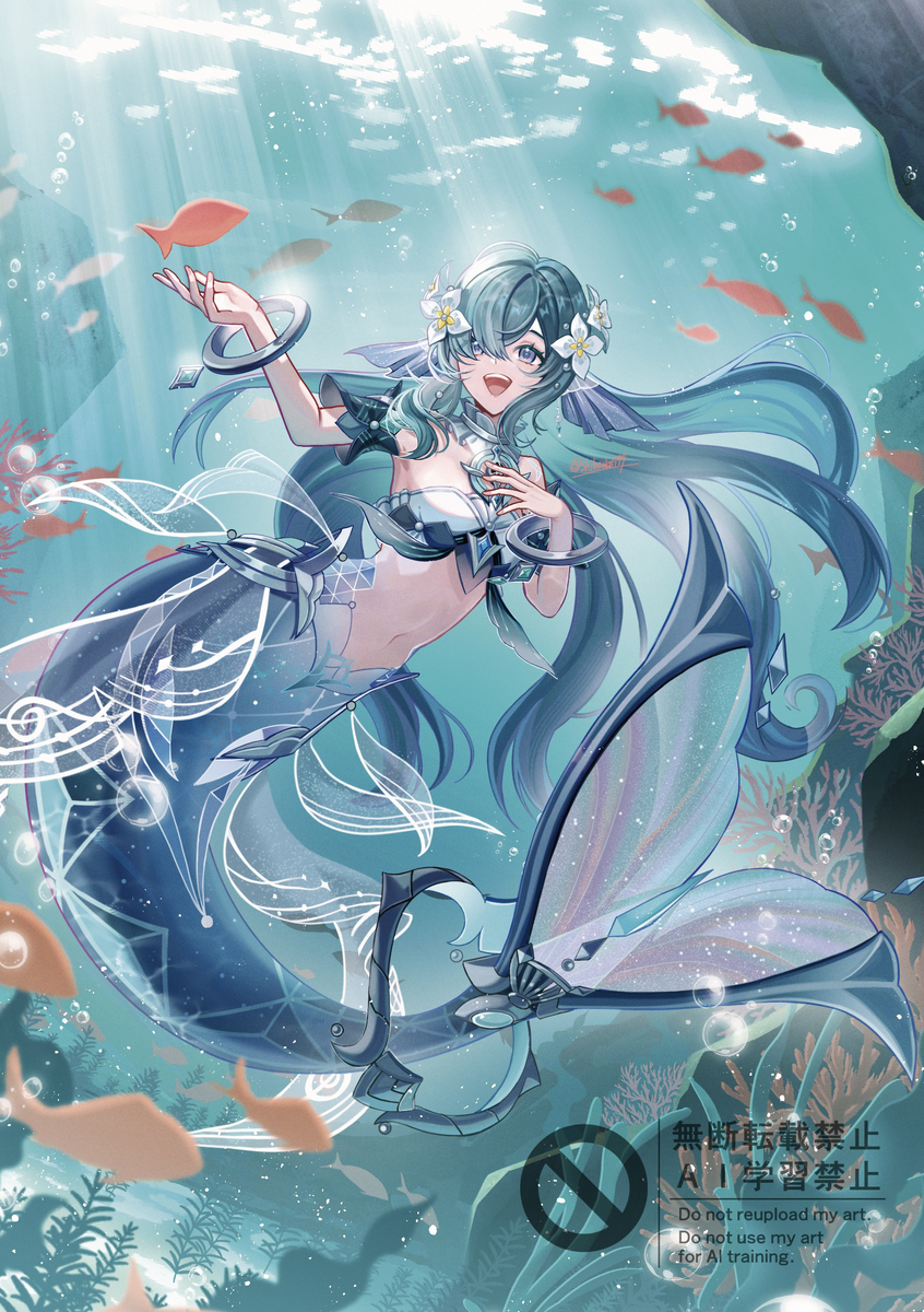 This is a pixiv picture whose title is ヴォジャニーツァ🧜‍♀️.