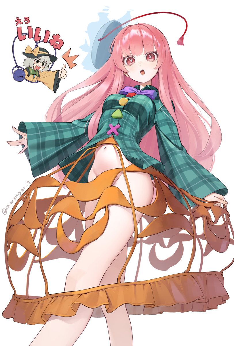 This is a pixiv picture whose title is 東方絵.