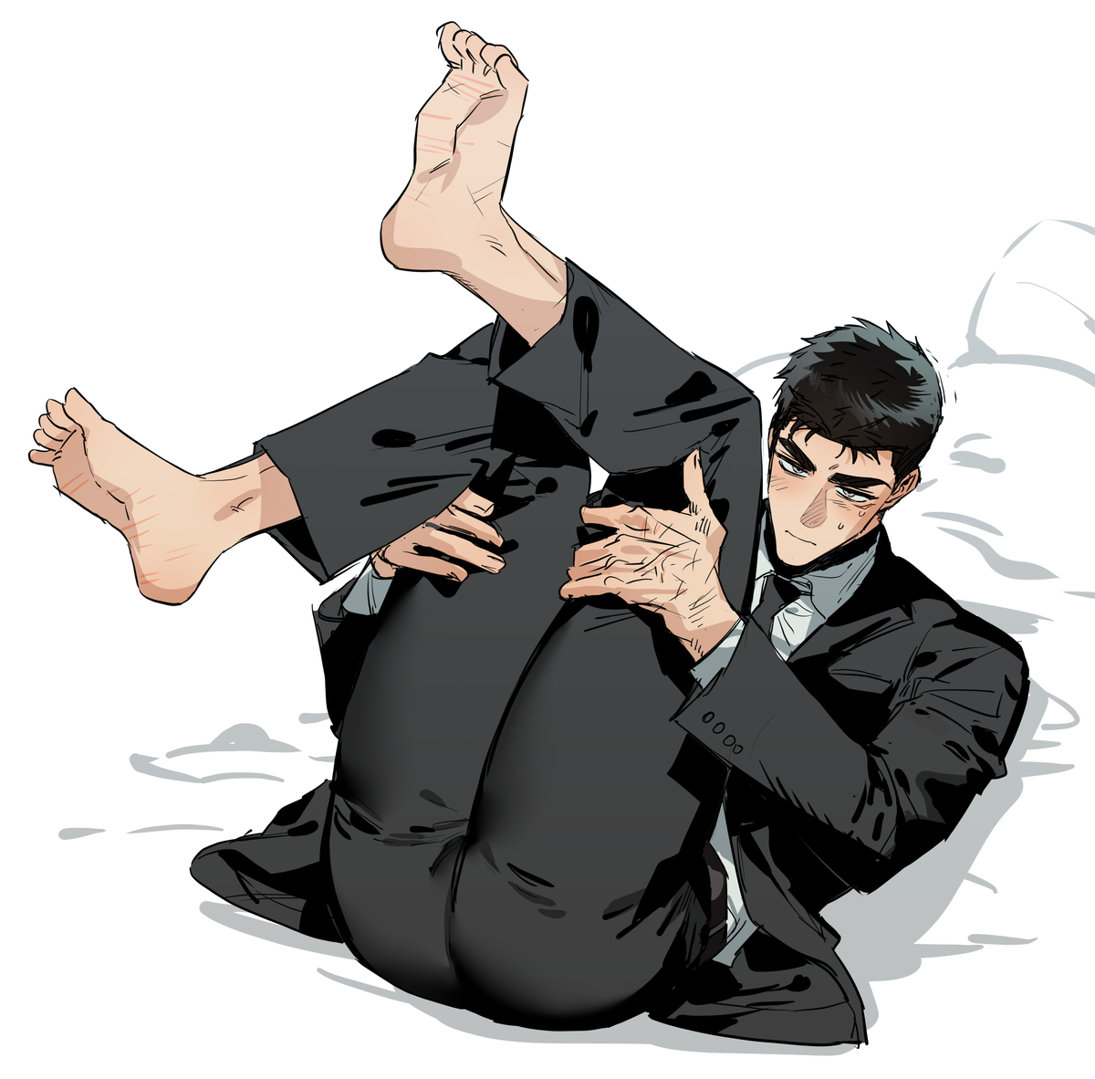 This is a pixiv picture whose title is OC.