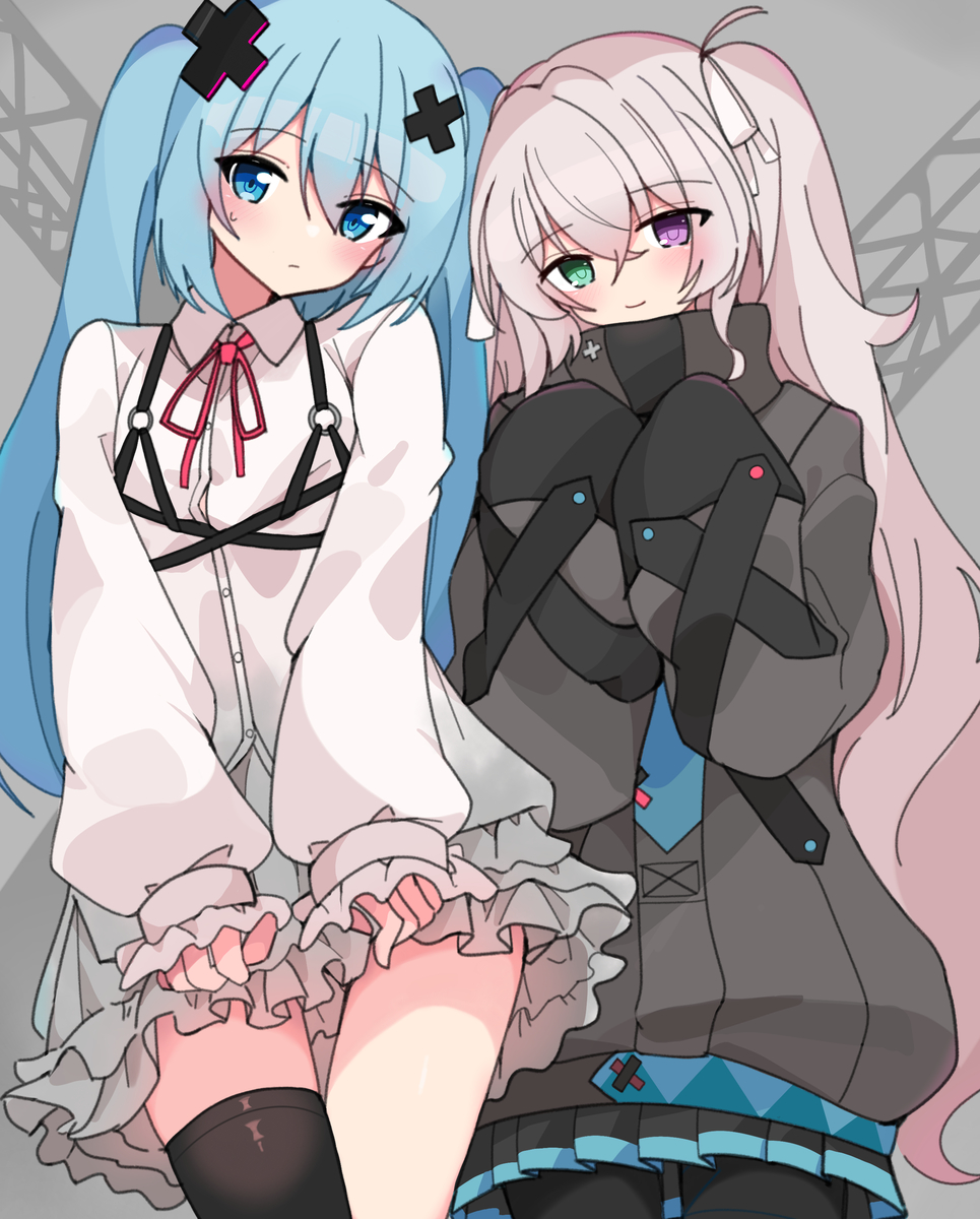 This is a pixiv picture whose title is ✘💻.