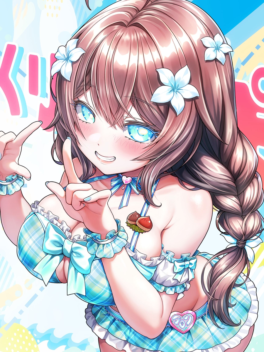 This is a pixiv picture whose title is 井栗まろん.
