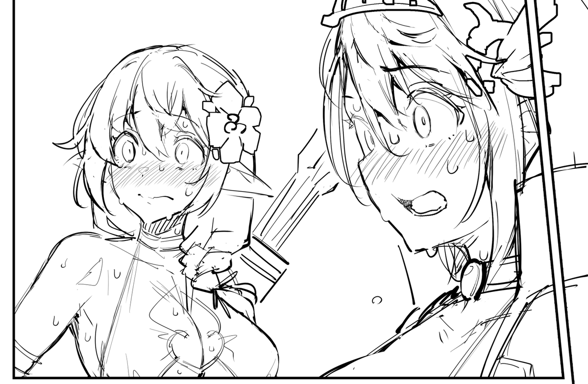 This is a pixiv picture whose title is ラフ.