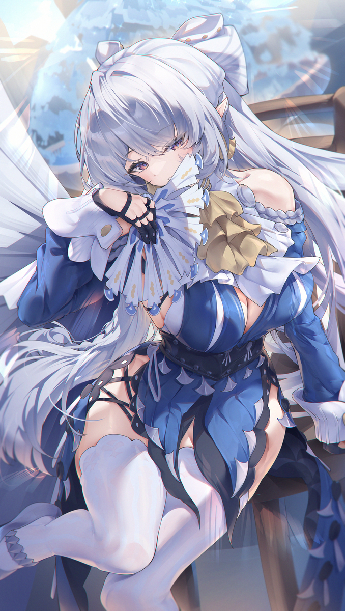 This is a pixiv picture whose title is 维琳娜💙🤍.