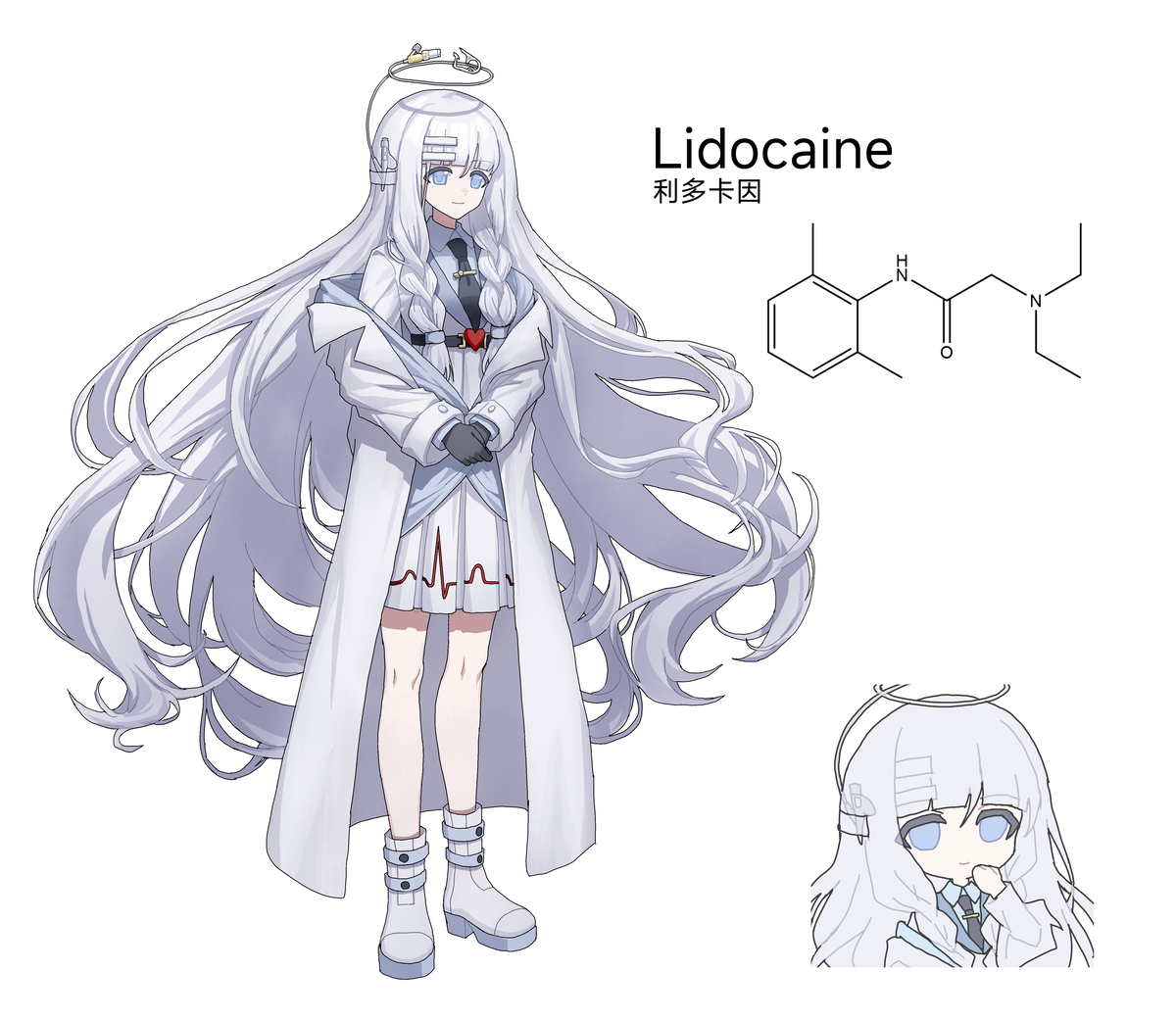 This is a pixiv picture whose title is lidocaine.