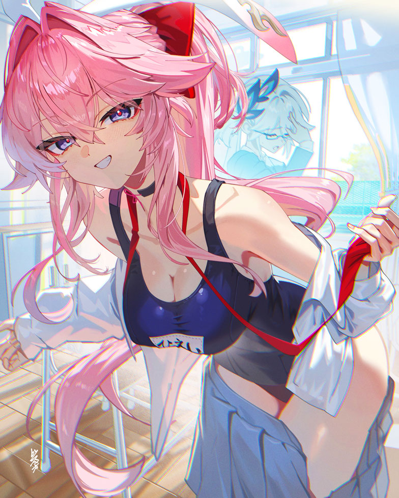 This is a pixiv picture whose title is 「次の授業の準備は万端じゃ！」.
