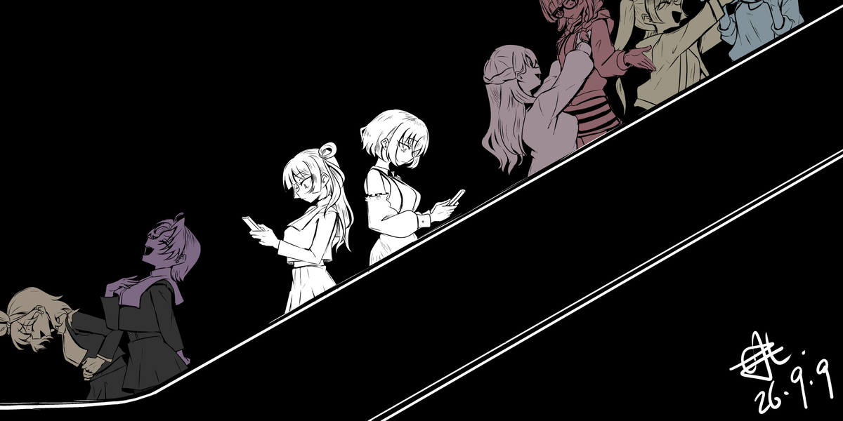 This is a pixiv picture whose title is 薇藤预告（？）.
