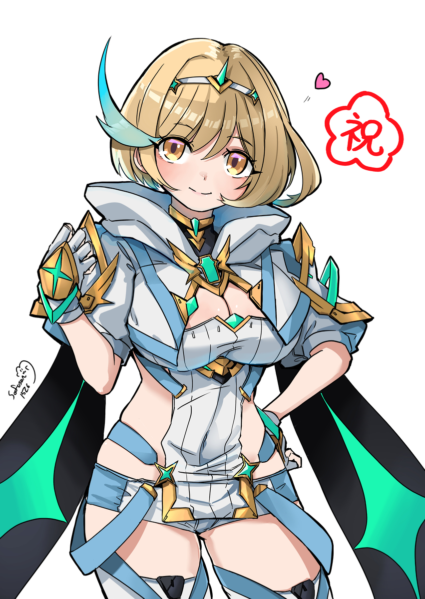 This is a pixiv picture whose title is ゼノブレ３の新キャラが気になります！！.