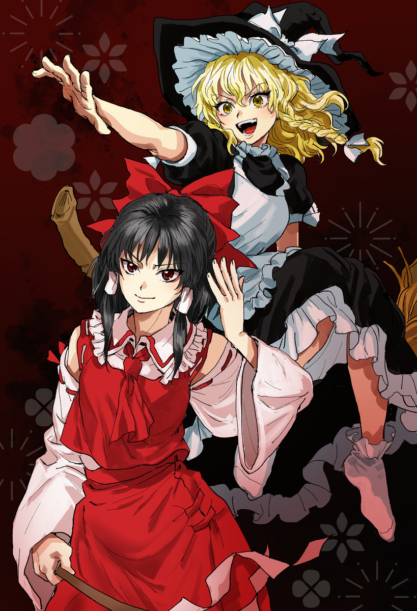 This is a pixiv picture whose title is 東方紅魔郷：New Classic.