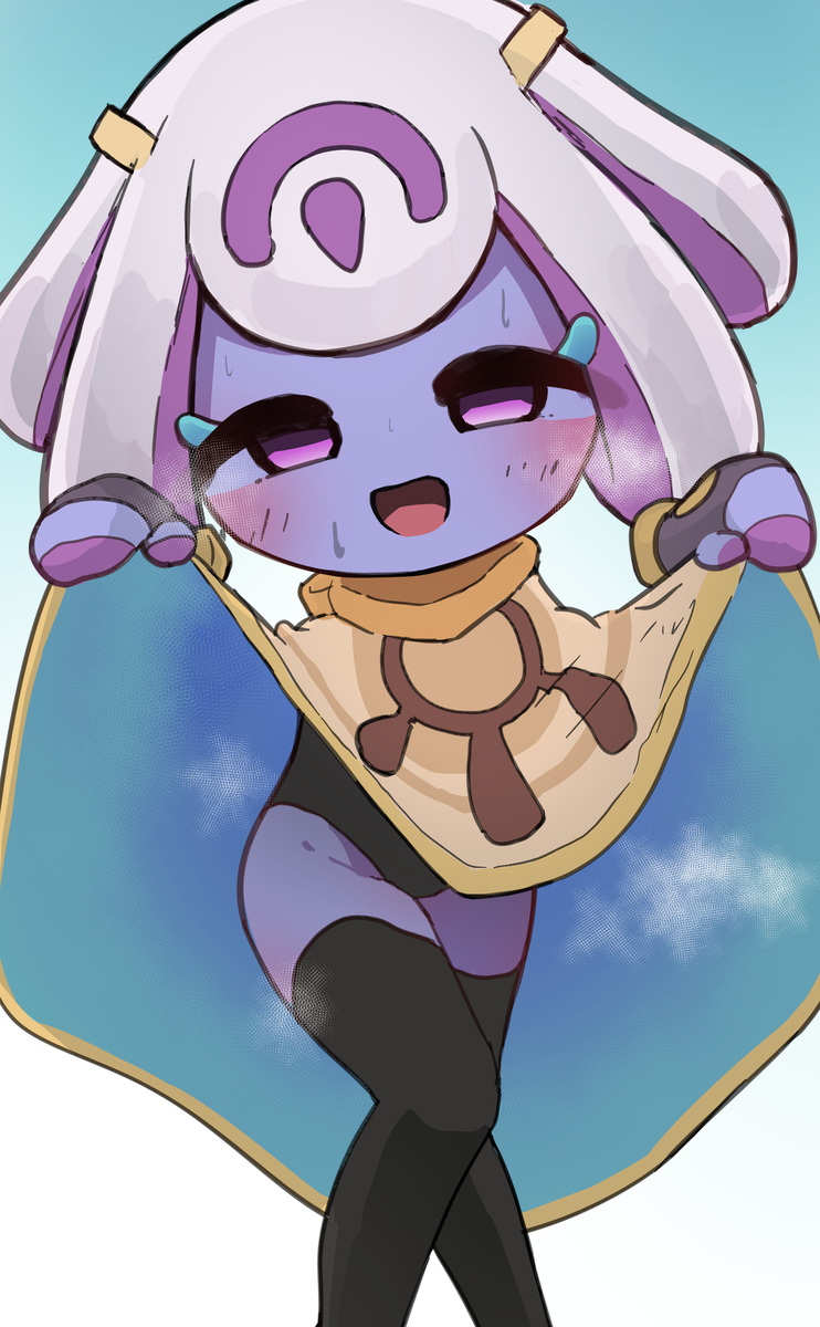This is a pixiv picture whose title is カービィ新作の謎の美少女！.