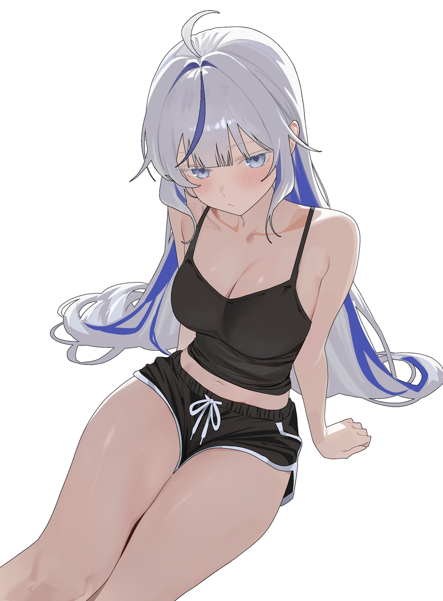 This is a pixiv picture whose title is ☁️🛼.