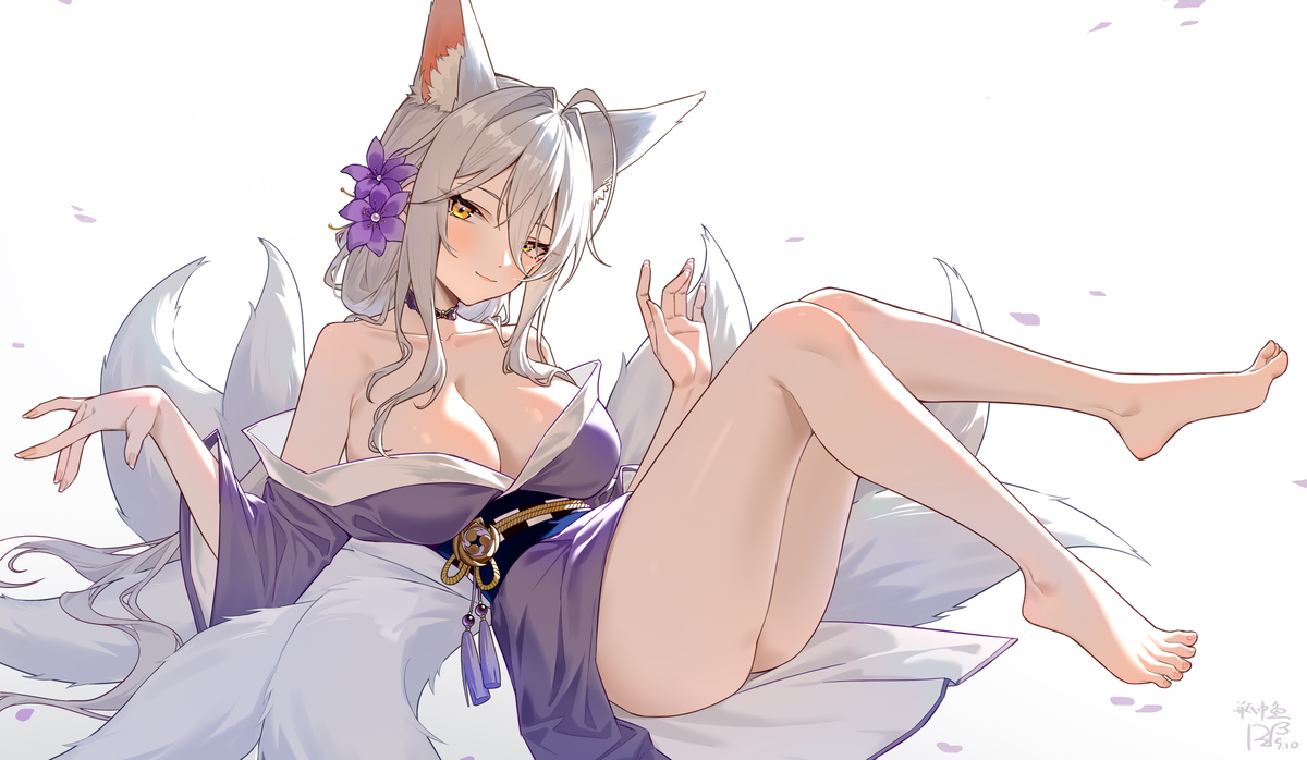 This is a pixiv picture whose title is 白鳳.