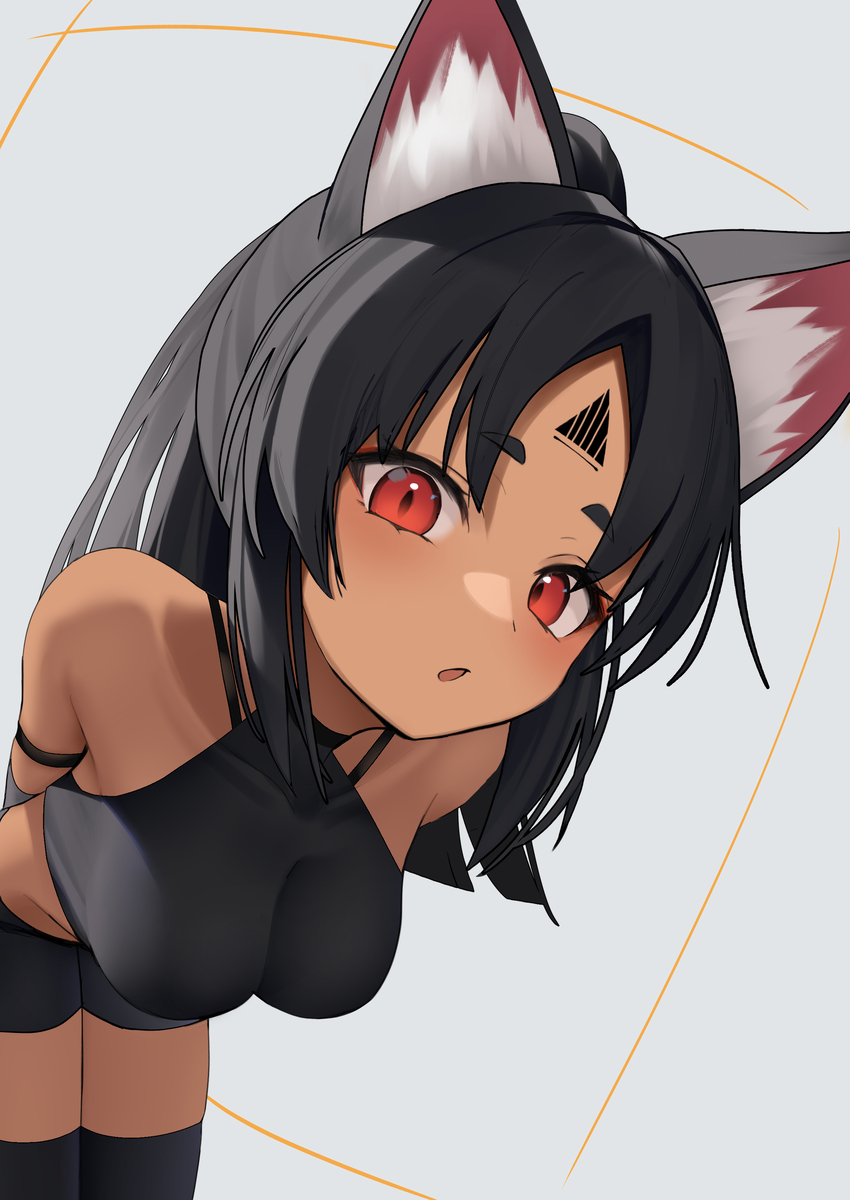 This is a pixiv picture whose title is のぞき込み猫宮.