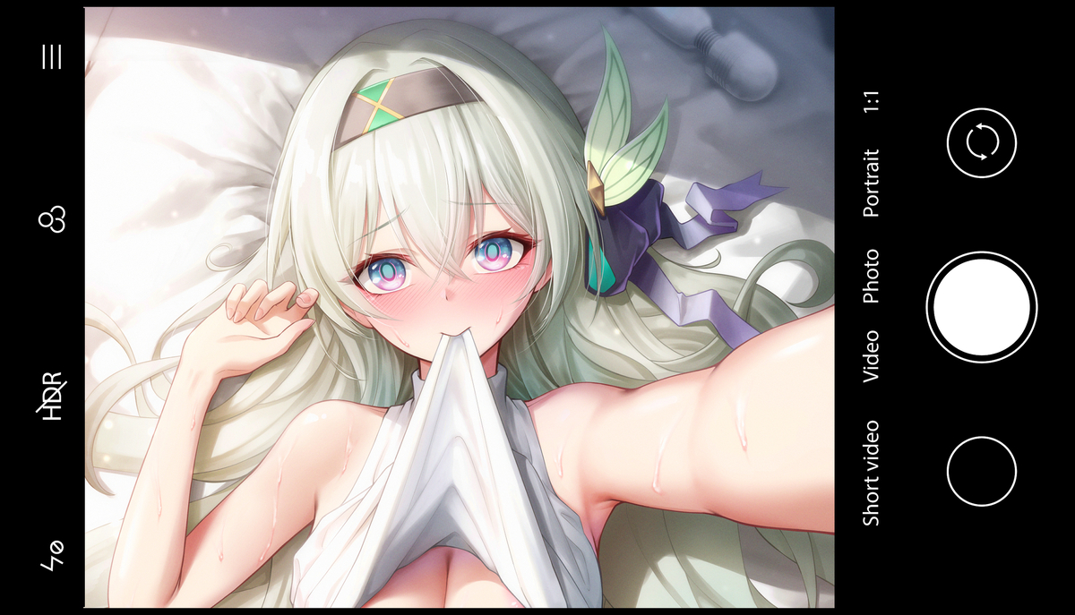 This is a pixiv picture whose title is ホタルの自撮り.