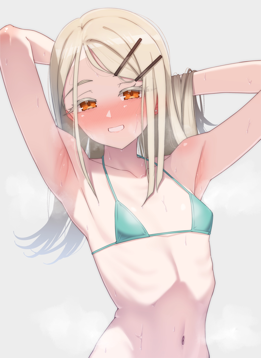 This is a pixiv picture whose title is 「モノ好きだ、ね」.