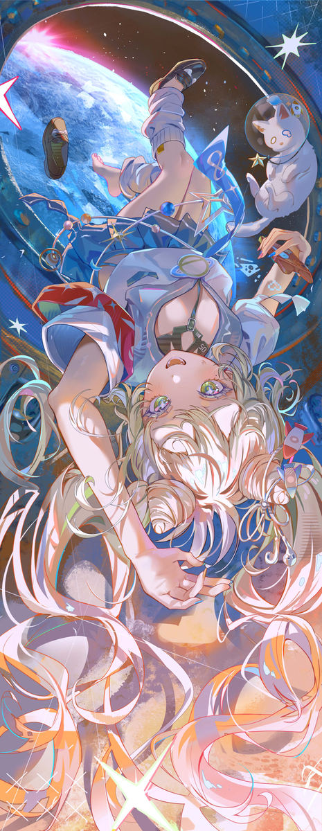 This is a pixiv picture whose title is OC🌍🌟.