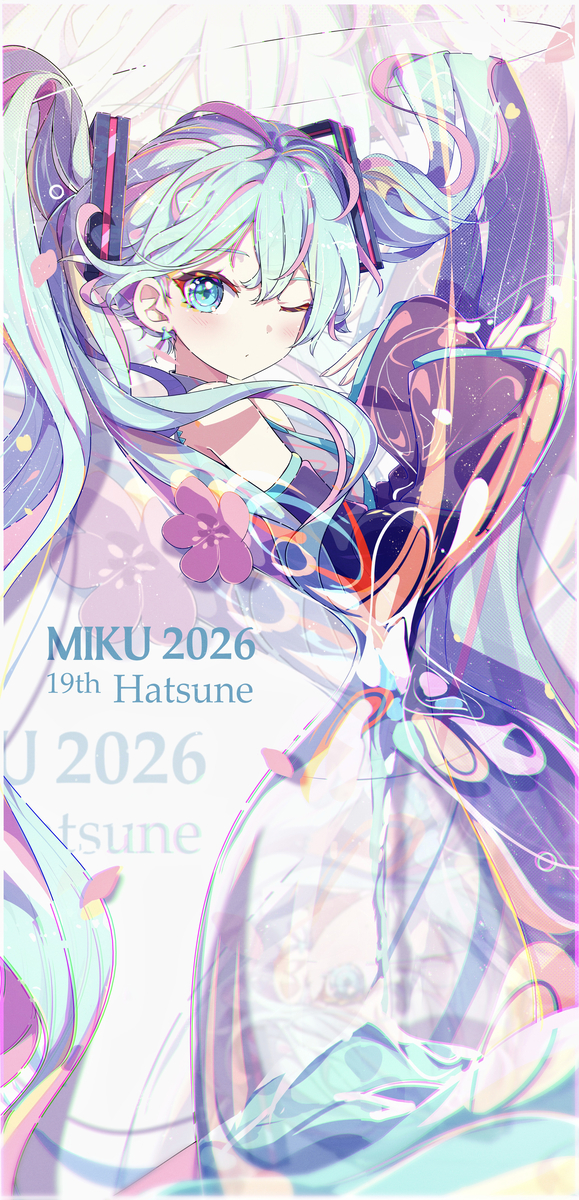 This is a pixiv picture whose title is 初音ミク 砂時計.