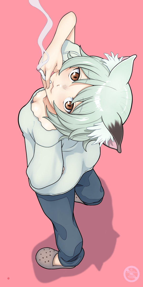 This is a pixiv picture whose title is ヤニねこ 佐藤ヤニ子.