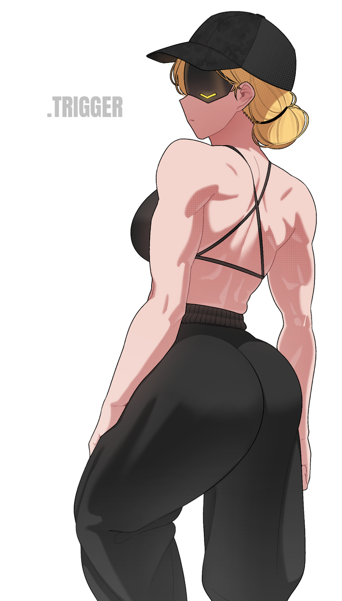 This is a pixiv picture whose title is trigger.
