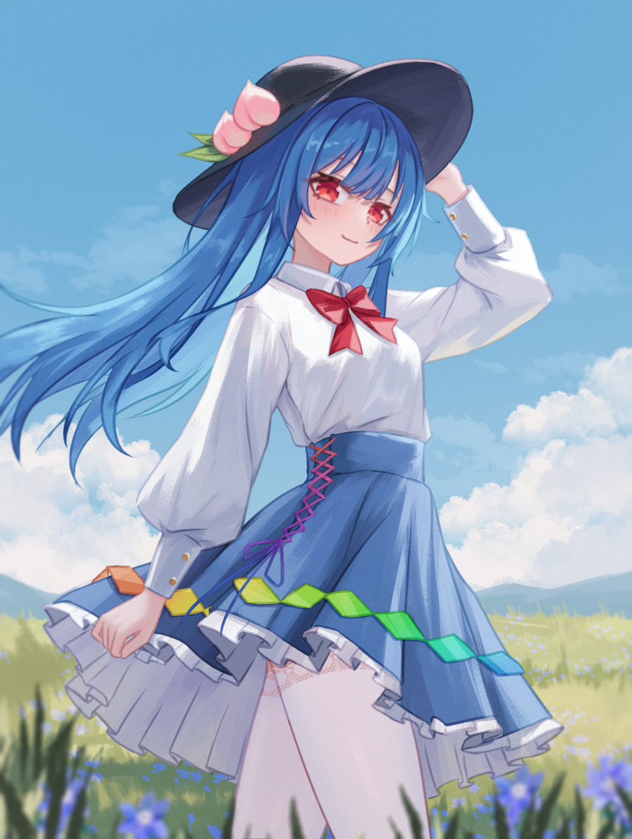 This is a pixiv picture whose title is 比那名居天子.