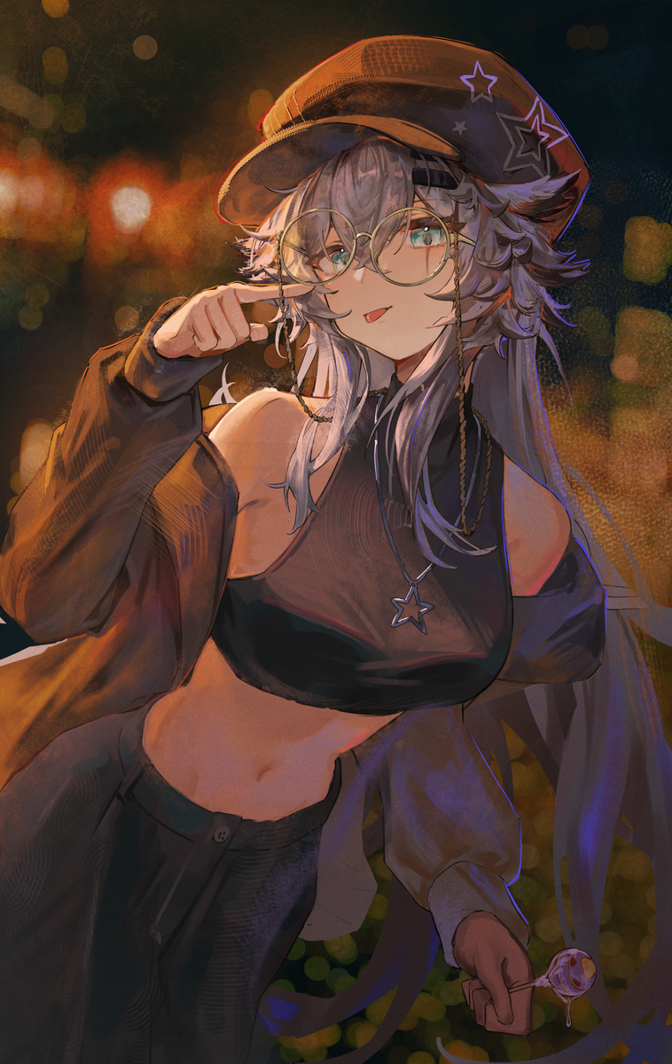 This is a pixiv picture whose title is Lappland.