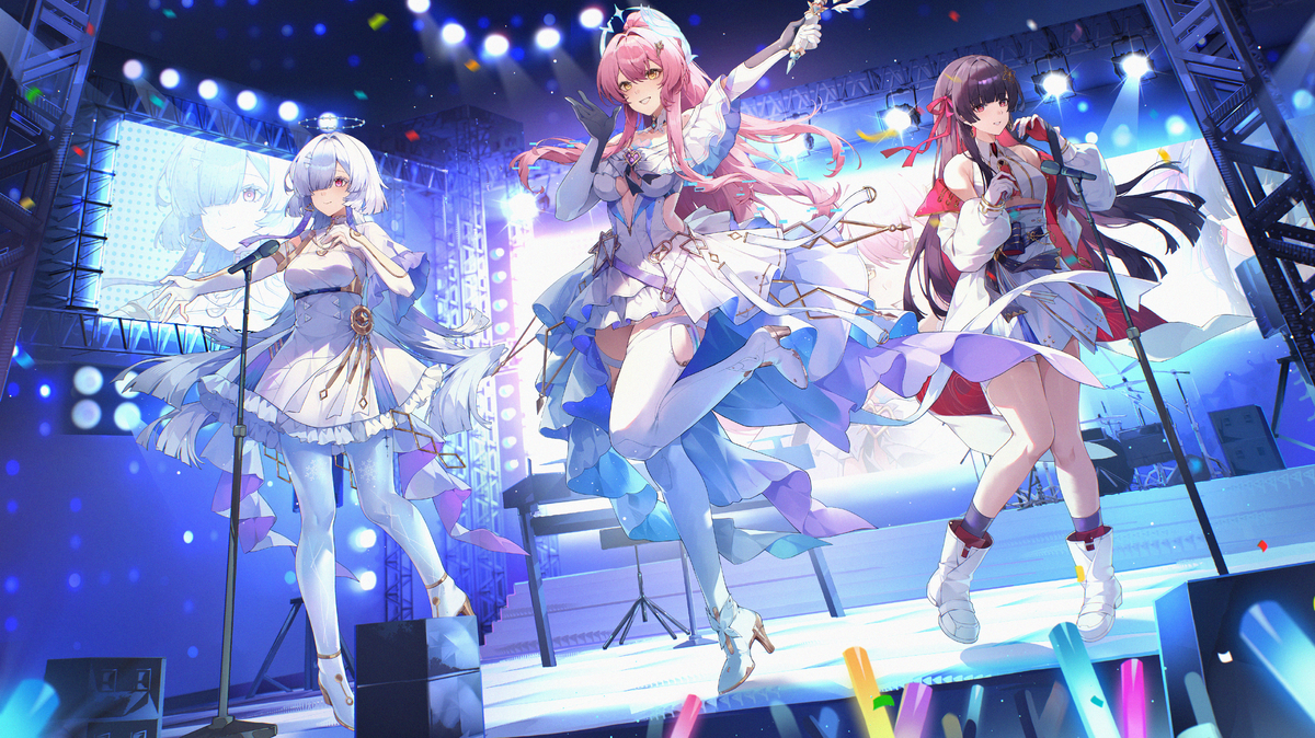 This is a pixiv picture whose title is ⭐️「致予新世界」🎤.