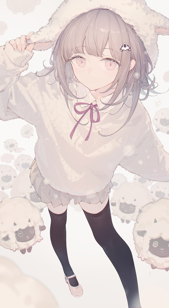 This is a pixiv picture whose title is 羊.