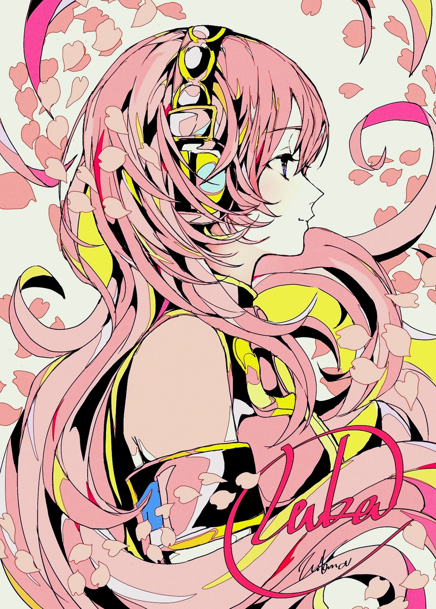 This is a pixiv picture whose title is 🌸巡音ルカ🌸.
