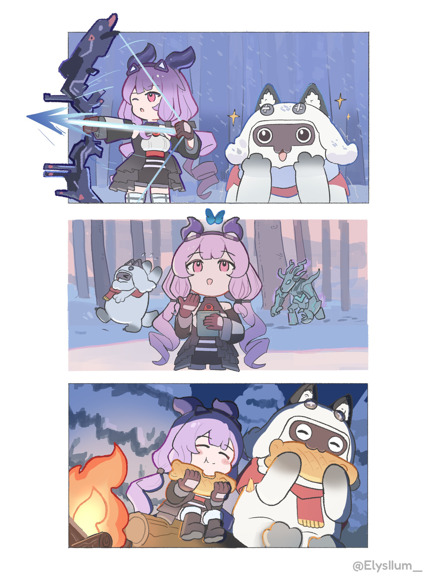 This is a pixiv picture whose title is A new companion.