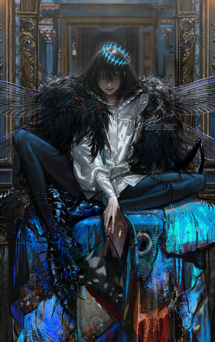 This is a pixiv picture whose title is eschaton.