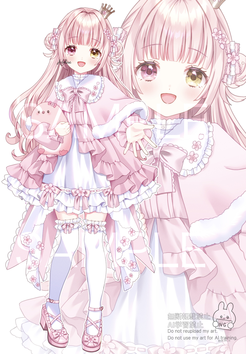 This is a pixiv picture whose title is ꒰ঌ🎀🌸🎀 ໒꒱.