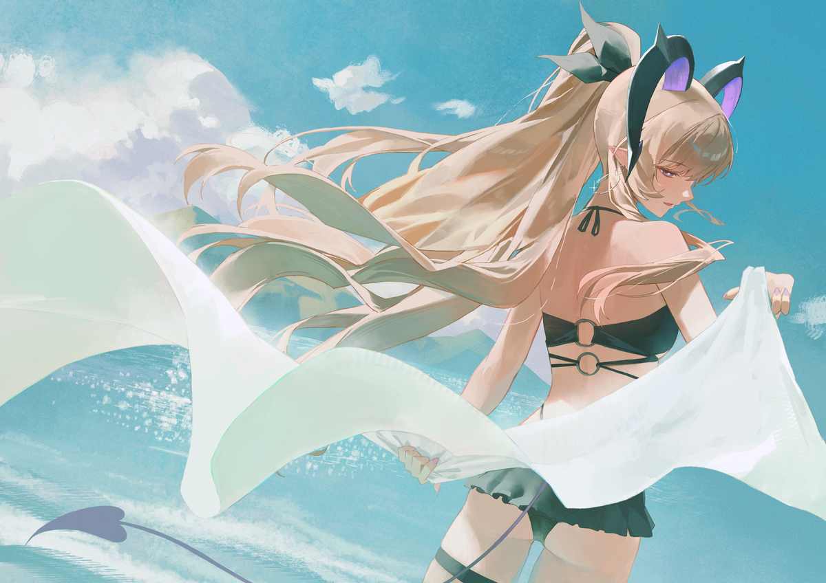This is a pixiv picture whose title is ☀️.