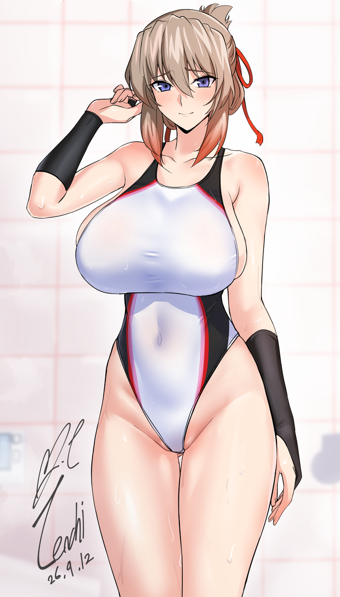 This is a pixiv picture whose title is 破魔の巫女 - 刀火.