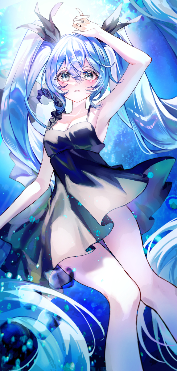 This is a pixiv picture whose title is 深海少女.