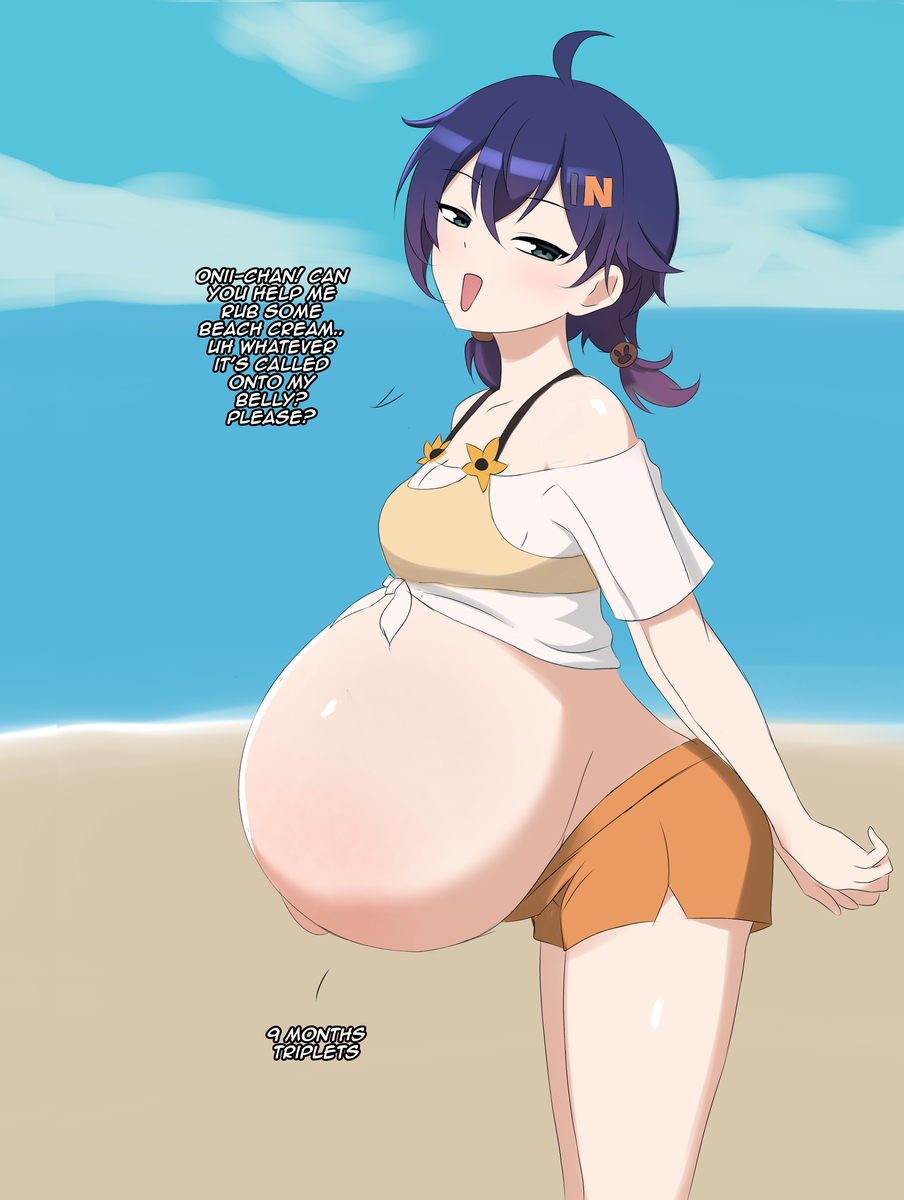 This is a pixiv picture whose title is Belle Preg.