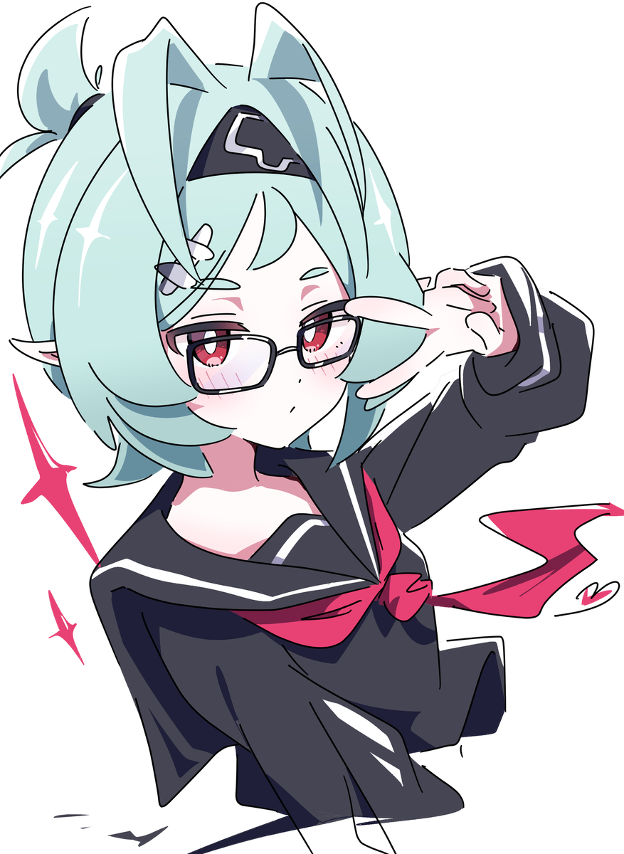 This is a pixiv picture whose title is ロクシーちゃん女子高っぽい感じ似合う.