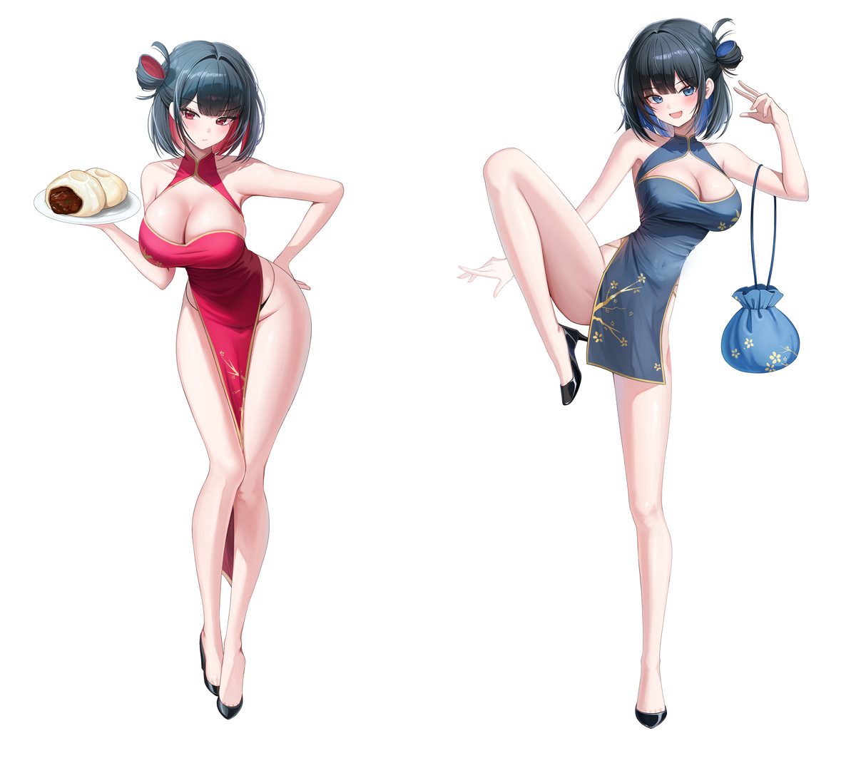 This is a pixiv picture whose title is 仕事絵.