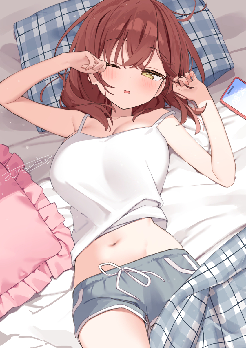 This is a pixiv picture whose title is まだねむい.