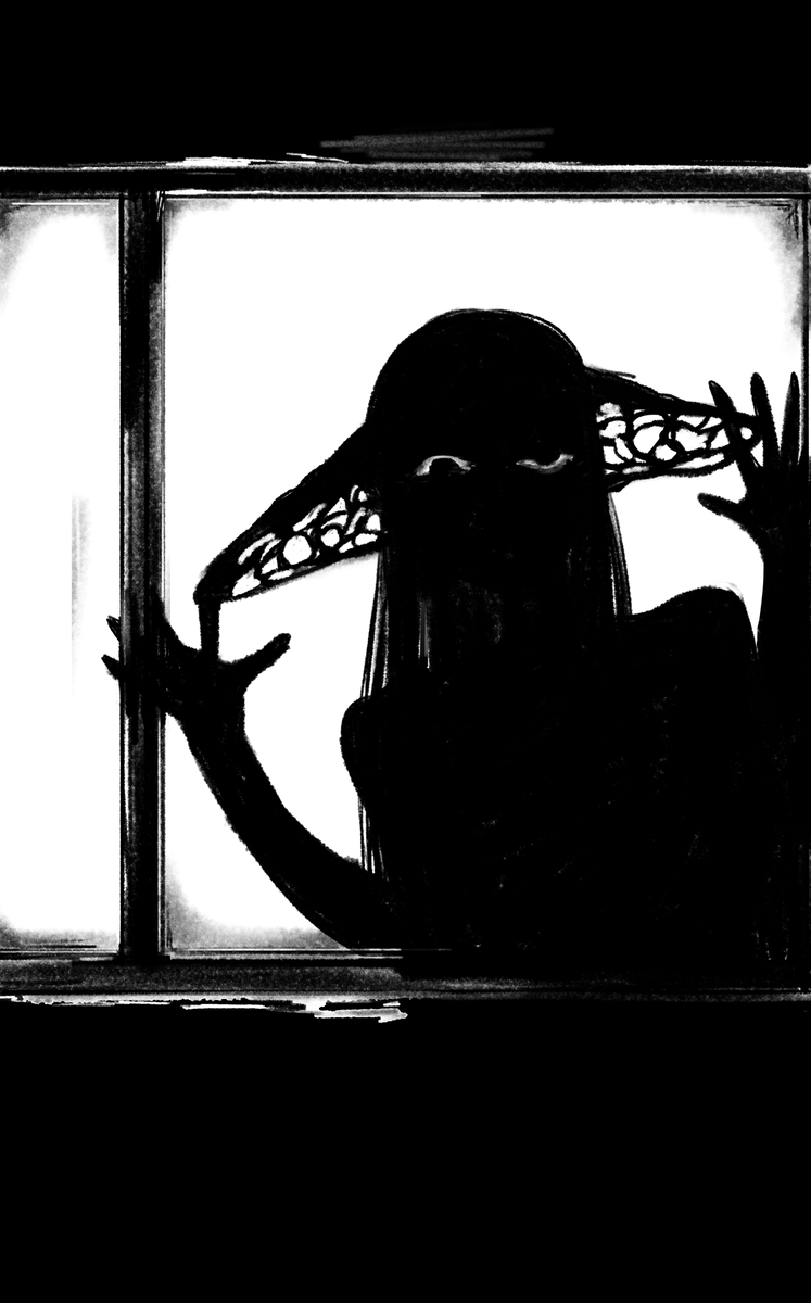 This is a pixiv picture whose title is 残暑の怪異.