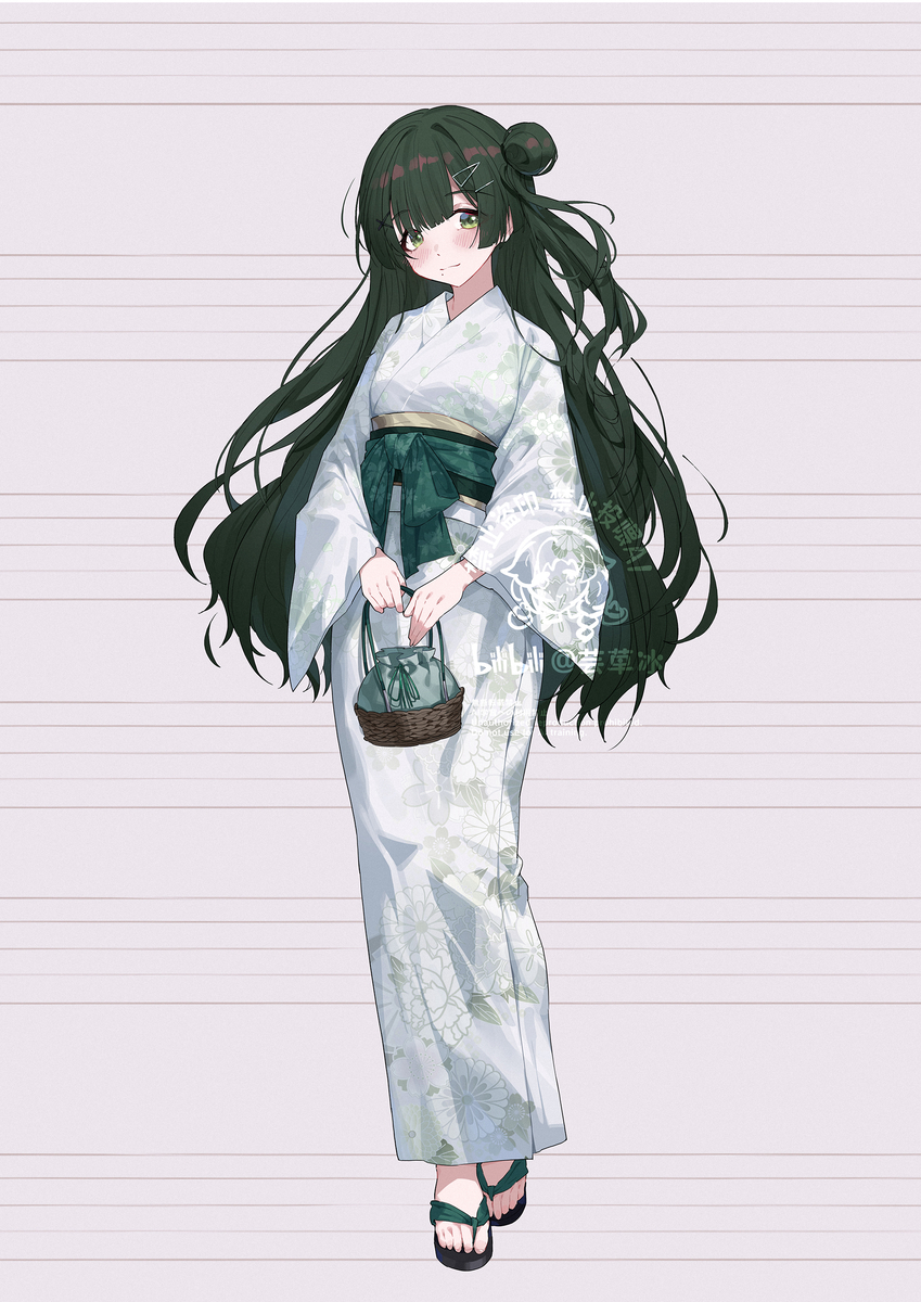 This is a pixiv picture whose title is day356 浴衣薇欧拉😋.