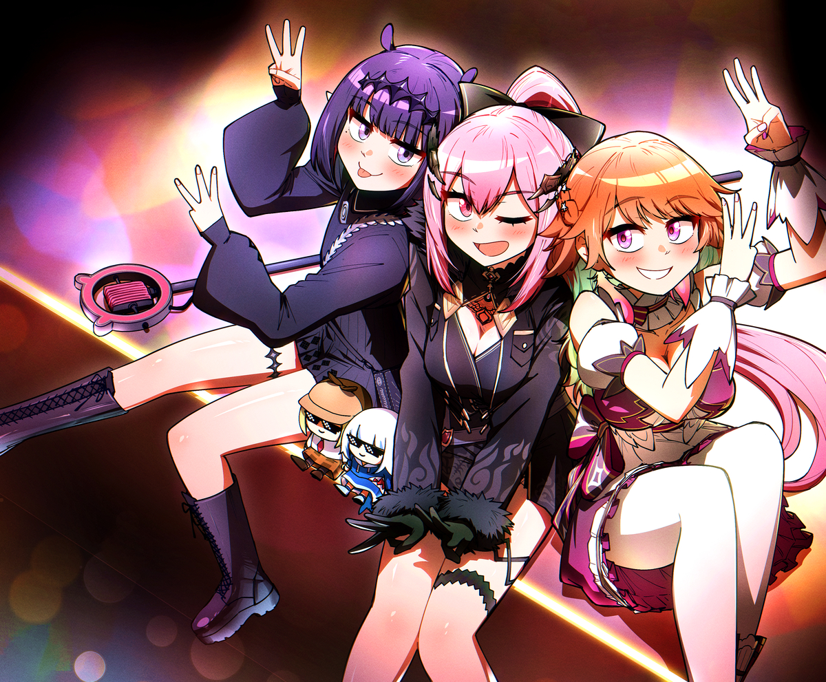 This is a pixiv picture whose title is Myth 6th Anniversary.