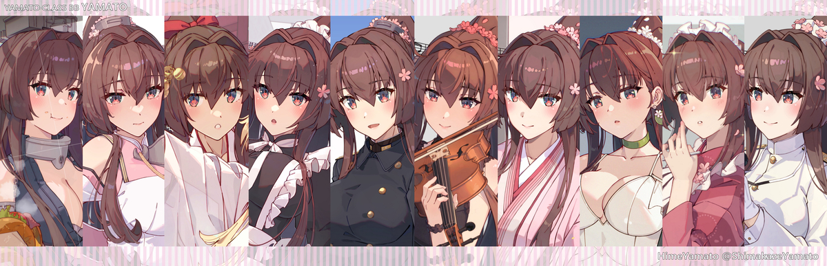 This is a pixiv picture whose title is 大和.
