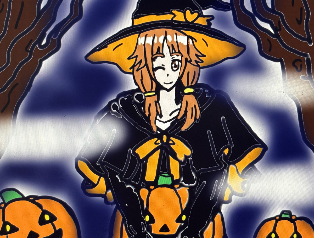 This is a pixiv picture whose title is パンプキンウィッチ・片桐早苗🧡🎃🧙🎃🧡.