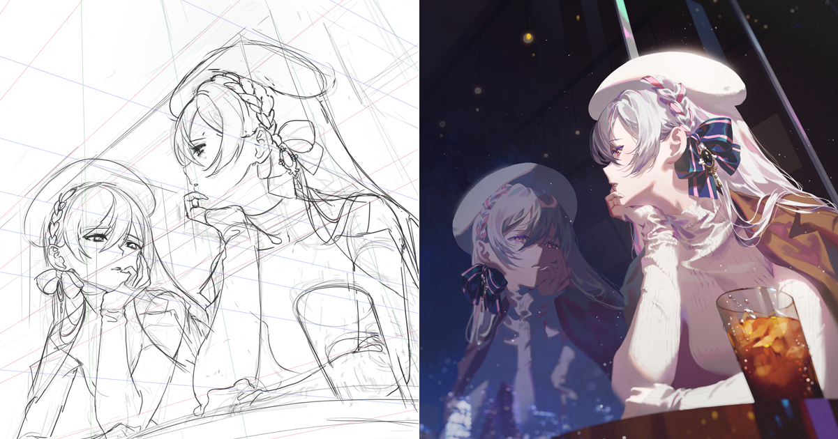  探索插画师Fajyobore笔下唯美光影的幕后 