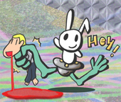 ホームドアに挟まれるくん
