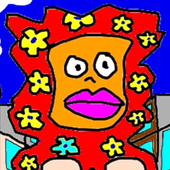 ぺろりんがはく