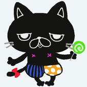 いたずらにゃんこ