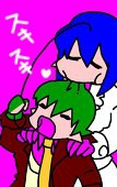ユリ＠甘にアホ毛が引っかかる