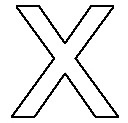 X,white